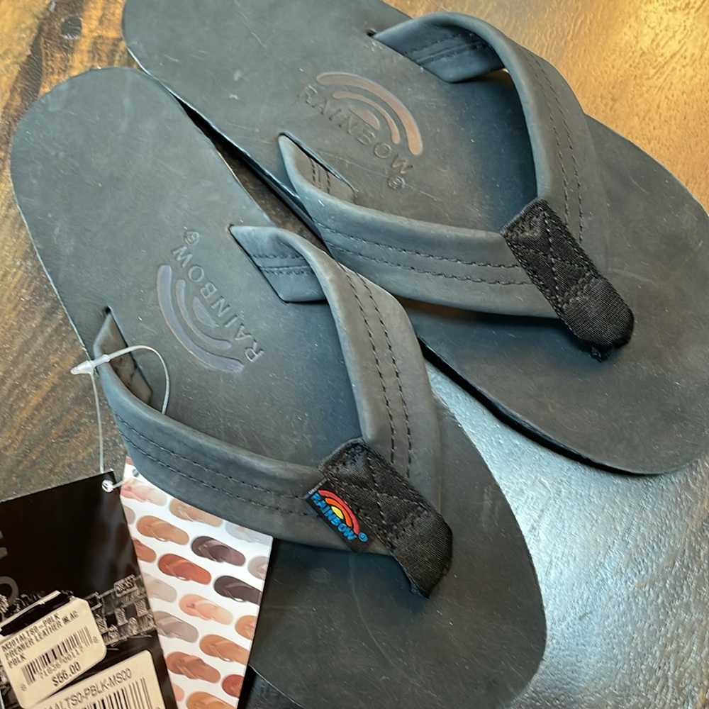 Rainbow premier leather flip flops - Picture 2 of 7